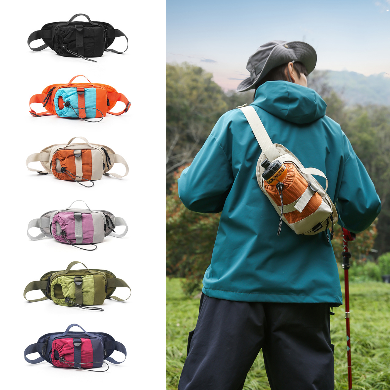 Hydration Pack Outdoor - Sac bandoulière unisexe – Design minimaliste