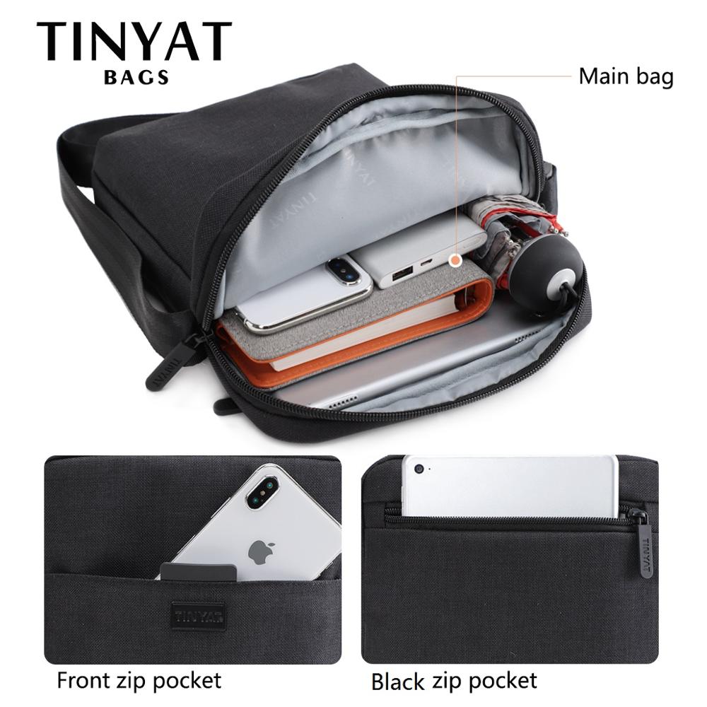 TINYAT sacs pour hommes sac à  - Canvas Backpack Casual avis et prix