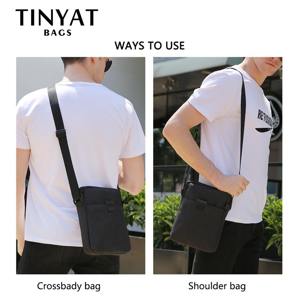 TINYAT sacs pour hommes sac à  - Canvas Backpack Casual avis et prix